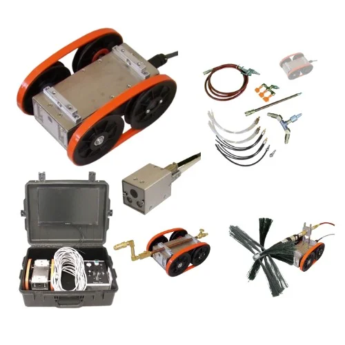 super trac v two camera vehicle system (robotic) cleaning and inspection hvac